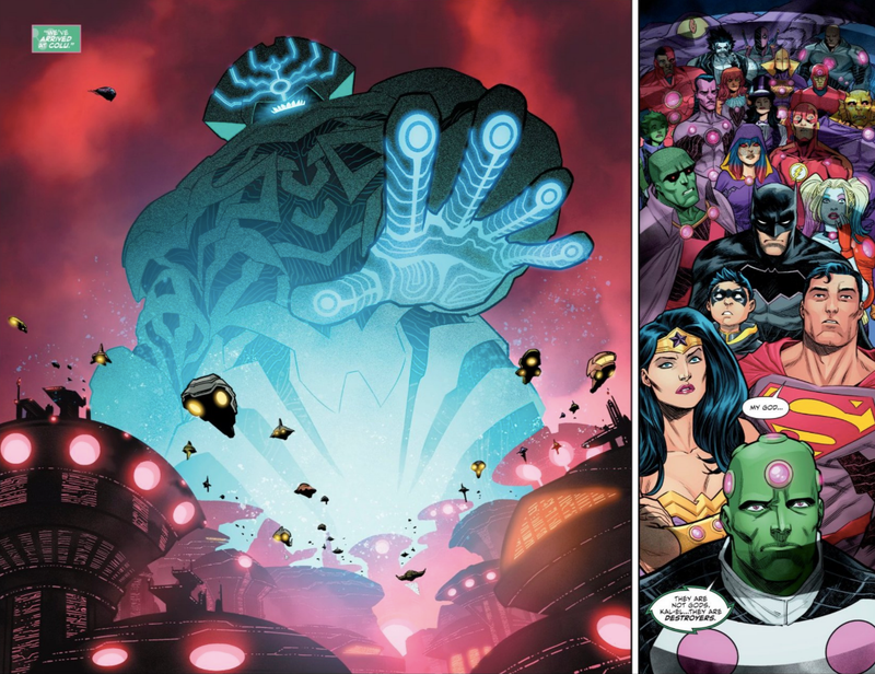 An Omega Titan makes his presence felt in No Justice #1.